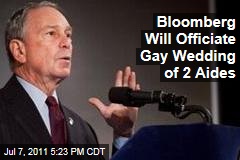 New York City Mayor Michael Bloomberg Will Officiate Gay Wedding