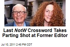 Final 'News of the World' Crossword Puzzle Takes Parting Shot at Rebekah Brooks