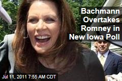 Michele Bachmann Leads Mitt Romney in New Iowa Poll