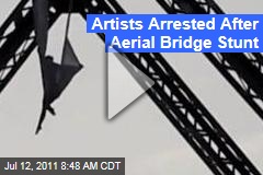 Performance Artists Seanna Sharpe, Savage Skinner Arrested After Williamsburg Bridge Aerial Stunt
