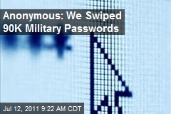 Anonymous: We Swiped 90K Military Passwords