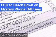 FCC to Crack Down on Mystery Phone Bill Fees