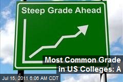 Most Common Grade in US Colleges: A