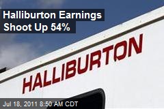 Halliburton Earnings Shoot Up 54%