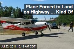Small Plane Lands on Montana I-93 Highway After Fuel Mishap