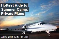 Wealthy Families Pile into Private Jets for Summer Camp