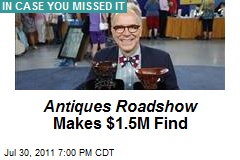Antiques Roadshow Makes $1.5M Find