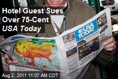 Hotel Guest Sues Over 75-Cent USA Today