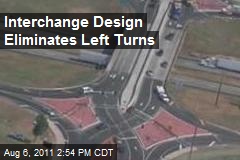 Interchange Design Eliminates Left Turns