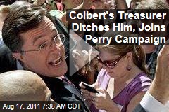 Stephen Colbert's Super PAC Treasurer Salvatore Purpura Defects to Rick Perry Presidential Campaign