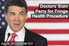 Doctors Slam Texas Governor Rick Perry Over Stem Cell Procedure