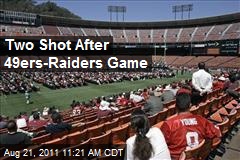 Two Shot After 49ers-Raiders Game