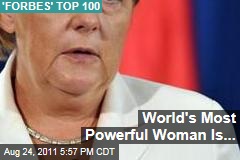 Forbes Lists World's 100 Most Powerful Women