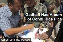 Moammar Gadhafi Kept Photo Album of Condoleezza Rice