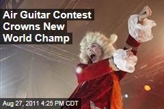 German Woman Wins Air Guitar World Championship in Oulu, Finland