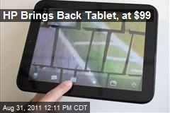 HP Brings Back Tablet, at $99