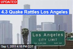 Los Angeles Earthquake: 4.1 Temblor Rattles City This Afternoon