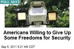 Americans Willing to Give Up Some Freedoms for Security