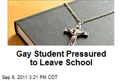 Gay Student Pressured to Leave School