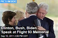 Clinton, Bush, Biden, Boehner Speak at Flight 93 Memorial