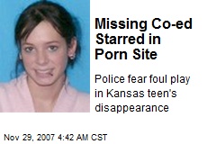 Missing Co-ed Starred in Porn Site