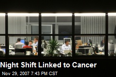 Night Shift Linked to Cancer