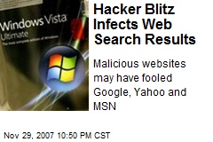 Hacker Blitz Infects Web Search Results