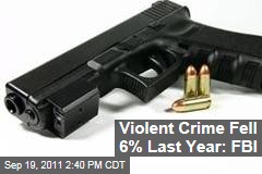 Violent Crime, Property Crime Keep Dropping: FBI