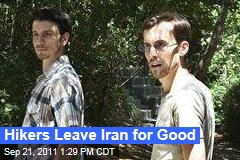 Hikers Josh Fattal and Shane Bauer Leave Iran for Good