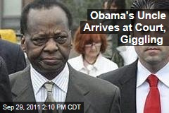 President Obama's Uncle Onyango Obama Giggles Before Court Appearance