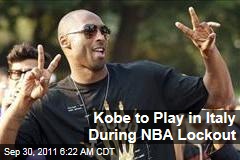 Kobe Bryant to Play for Italy During NBA Lockout