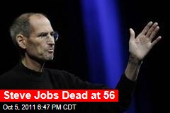 Steve Jobs Dies at 56 of Pancreatic Cancer