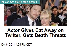Chris Pratt, Anna Faris Give Cat Away on Twitter; Uproar Ensues