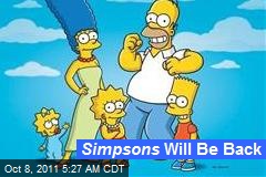 Simpsons Will Be Back