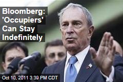 Mayor Bloomberg Lets Occupy Wall Street Protesters Stay in Zuccotti Park