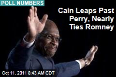 Gallup Poll Shows Herman Cain Passing Rick Perry, Nearly Tying Mitt Romney for October