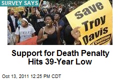 Support for Death Penalty Hits 39-Year Low