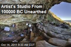 Artist&#39;s Studio From 100000 BC Unearthed
