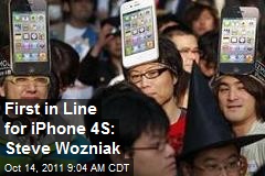 First in Line for iPhone 4S: Steve Wozniak