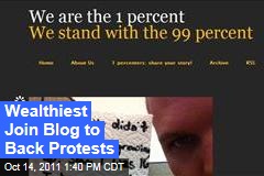 We Are the 1 Percent Blog Features Rich People Supporting the Protests