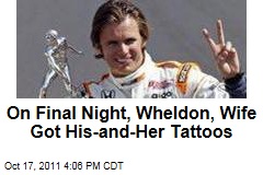 IndyCar Driver Dan Wheldon Got Tattoos With Wife on Night Before His Death
