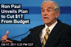 Ron Paul Unveils Plan to Trim $1 Trillion from US Budget