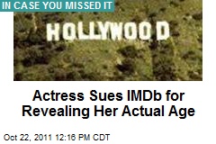 Actress Sues IMDb for Revealing Her Actual Age