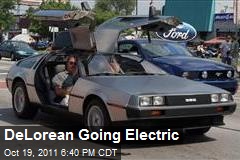 DeLorean Going Electric