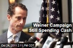 Anthony Weiner Campaign Still Spending Cash
