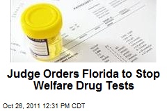 Federal Judge Orders Florida to Halt Drug Testing