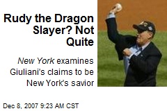 Rudy the Dragon Slayer? Not Quite