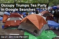 Occupy Wall Street Google-Searched More Often Than Tea Party