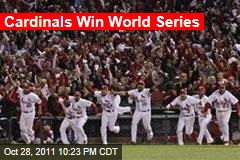 St. Louis Cardinals Beat Texas Rangers in Game 7 to Win World Series