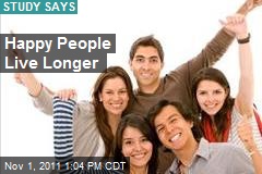 Happy People 35% Less Likely to Die